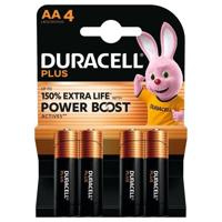 Batterij duracell plus powerboost 4x aa | 20 stuks - thumbnail