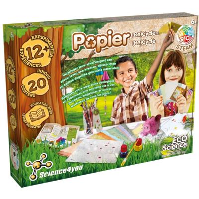 Brandunit Papier recyclen van science 4 you, experimenteer set