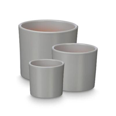 Pottenset Ibergarden Grijs Klei Ø 14 cm Ø 22 cm Ø 17 cm 3 Onderdelen