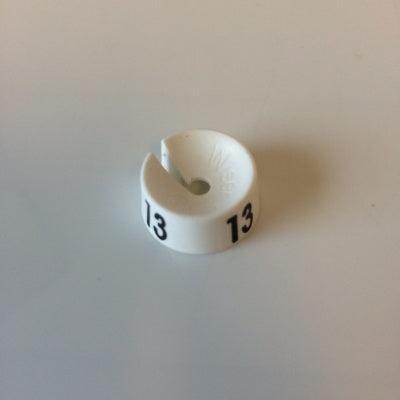 MB wit/zwart 13 voor op kledinghanger