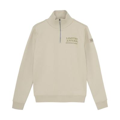 Indian Blue Jeans Winter sweater jongens - zand - rits/print