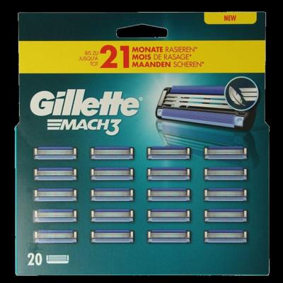 Gillette Mach3 blades 20 Stuks
