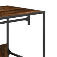 VidaXL Kledingkast 90x50x180 cm bewerkt hout gerookt eikenkleurig - thumbnail