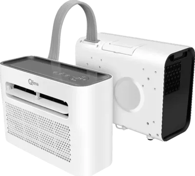 Qlima MS-AC 5001 Mobiele Split-Unit airco Wit - Voor ruimtes tot 45 m3