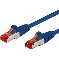 Intellinet 735216 RJ45 Netwerkkabel, patchkabel CAT 6 S/FTP 0.50 m Blauw Vergulde steekcontacten 1 stuk(s) - thumbnail