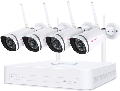 Foscam FN7108W-B4-1T 2MP Full HD WiFi beveiligingsset beveiligingscamera Foscam FN7108W-B4-1T 2MP Full HD WiFi beveiligingsset beveiligingscamera