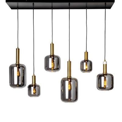 Lucide JOANET - Hanglamp - 6xE27 - Fumé