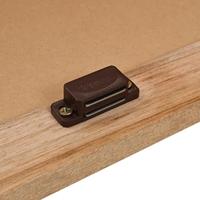 Wastafelkast 66x29x61 cm massief walnotenhout - thumbnail