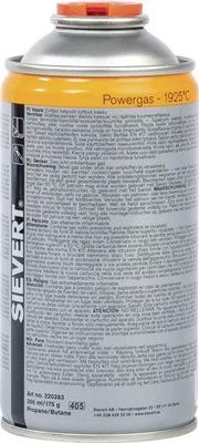 Sievert Schroefgaspatroon | 175 g 300 ml 1925 graden Celsius | 1 stuk - 220383 220383 Sievert Schroefgaspatroon | 175 g 300 ml 1925 graden Celsius | 1 stuk - 220383 220383