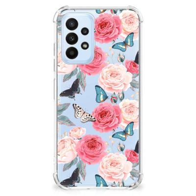 Samsung Galaxy A23 Case Butterfly Roses Samsung Galaxy A23 Case Butterfly Roses