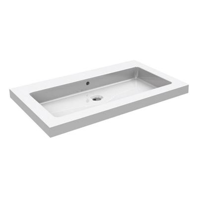 Wiesbaden keramische meubelwastafel 80x46 zonder kr.gat