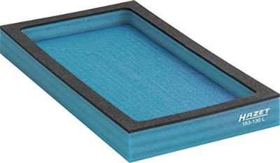 HAZET 2-componenten zachtschuiminleg · leeg 163-130L · L x B x H: 342 mm x 172 mm x 33 mm