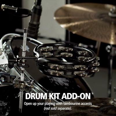 Meinl TMT2BK Beatring zwart vernikkeld stalen schellen