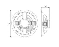 AVTEK CEILING SPEAKER CS 606 - thumbnail