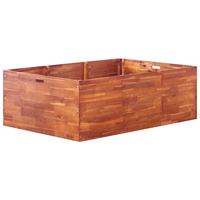 VidaXL Plantenbak verhoogd 150x100x50 cm acaciahout - thumbnail