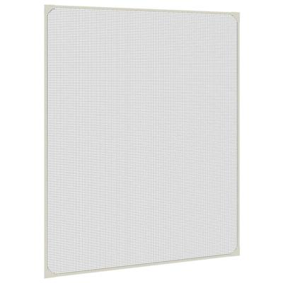 VidaXL Insectenhor voor ramen magnetisch 100x120 cm wit