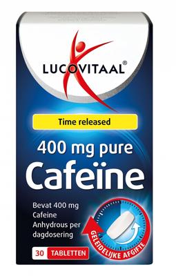 Lucovitaal Cafeïne 400mg Pure 30Tabletten