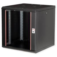 ROLINE 19-inch wandbehuizing Pro 12 U, 600x600 BxD zwart - thumbnail