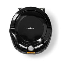 Nedis CD-Speler Boombox / Netvoeding | Stereo | 9 W | FM | Bluetooth® | Zwart | 1 stuks - SPBB100BK SPBB100BK - thumbnail