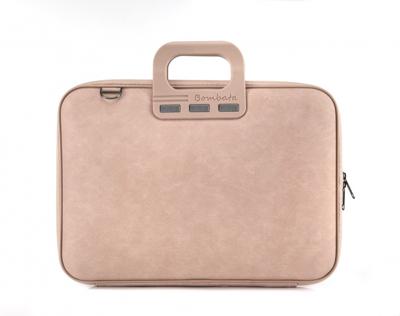 Denim Laptoptas 15,6 inch - Roze
