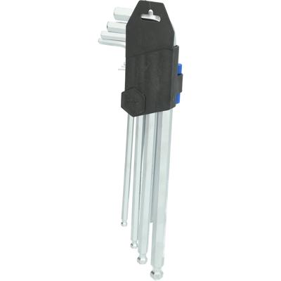 Brilliant Tools BT045019 Haakse schroevendraaierset 1.5 mm, 2 mm, 2.5 mm, 3 mm, 4 mm, 5 mm, 6 mm, 8 mm, 10 mm 9-delig