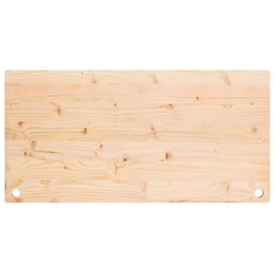 Bureaublad 110x55x2,5 cm massief grenenhout - thumbnail