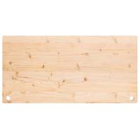Bureaublad 110x55x2,5 cm massief grenenhout - thumbnail