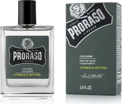 Proraso Proraso - Cypress & Vetyver Cologne - Cologne Water With Cypress And Vetiver