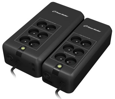 PowerWalker VFD 600 - UPS - 220/230/240 Volt wisselstroom V - 300 Watt - 600 VA 7 ampère-uur - uitgangen: 2 - zwart