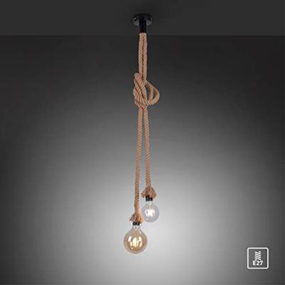 Just Light Touw hanglampRope 2-lichts - 15482-18