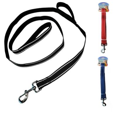 Nobleza Hondenriem met handvatten - 2 Meter - Reflecterend - Breedte 2,5 cm