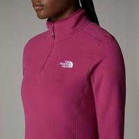 The North Face 100 Glacier 1/4 Zip Fleece Dames Cyber Berry M - thumbnail
