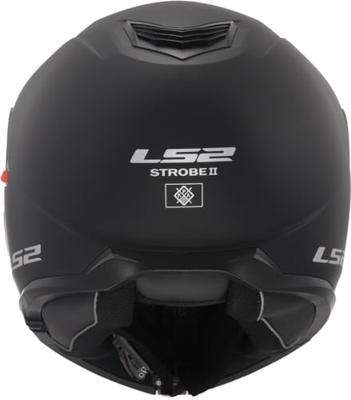 LS2 opklapbare helm "ff908 strobe ii solid" helmet ff908 strob.ii solid 3xl black matt