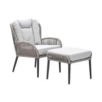 Andorra Fauteuil Voetenbank Valley Sand Garden Impressions - Garden impressions - thumbnail