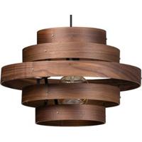 ETH Stoere hanglampWalnut 5-rings houtbruin - 05-HL4452-77 - thumbnail