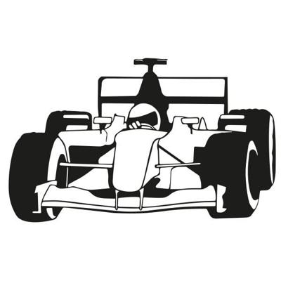 Formule 1 auto - Muursticker Formule 1 auto - Muursticker