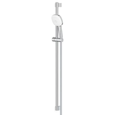 GROHE Tempesta 110 Cube Glijstangset - 90cm - vierkante handdouche - 2 straalsoorten - gladde doucheslang - chroom 26908003