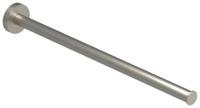 Handdoekrek IVY Vast Een lids 38 cm Geborsteld Nickel PVD IVY - thumbnail