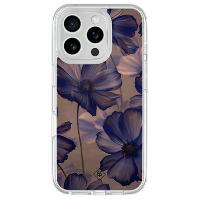 iPhone 16 Pro Max hybride hoesje - Twilight petals