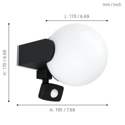 Eglo Design bollampRubio met sensor - 99573