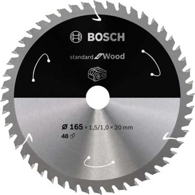 Bosch Accessories Bosch Power Tools 2608837687 Hardmetaal-cirkelzaagblad 165 x 20 mm Aantal tanden: 48 1 stuk(s) Bosch Accessories Bosch Power Tools 2608837687 Hardmetaal-cirkelzaagblad 165 x 20 mm Aantal tanden: 48 1 stuk(s)