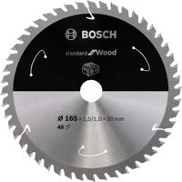 Bosch Accessories Bosch Power Tools 2608837687 Hardmetaal-cirkelzaagblad 165 x 20 mm Aantal tanden: 48 1 stuk(s) - thumbnail