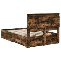 Bedframe met lade met hoofdeinde met opslag Bewerkt hout - thumbnail