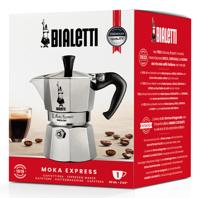 Percolator Bialetti Moka Express Aluminium 60 ml 1 Kop - thumbnail