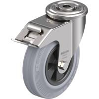 Blickle LEXR-VPP 125G-FI-SG Zwenkwiel met rem Wieldiameter: 125 mm Draagvermogen (max.): 100 kg 1 stuk(s) - thumbnail