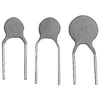 RICHWELL Keramische condensator Radiaal bedraad 500 V/DC 20 % 1 stuk(s) - thumbnail