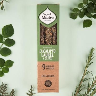 Sagrada Madre Kruiden Wierook Eucalyptus, Laurier & Ceder