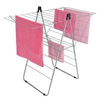 Metaltex vento 20 droogrek 58x111x109 cm grijs/blauw - thumbnail