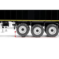 Wiking 0776 59 Schaal 1 Aanhanger Krampe rollenbandwagen SB II 30/1070, zwart - thumbnail