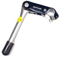 Hl stuurpen alu zwart-zilver verstelbaar 25.4/90/25.4/180 mm - thumbnail